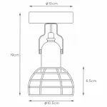 Спот Lucide Paulien 08927/01/66 Цвет плафонов черный Цвет арматуры розовый
