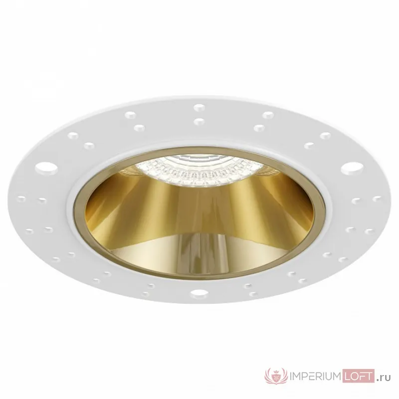 Встраиваемый светильник Maytoni Share DL051-2G Цвет арматуры золото от ImperiumLoft