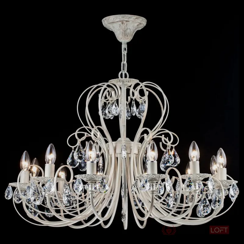 Подвесная люстра Maytoni Princess ARM270-12-R Цвет арматуры золото Цвет плафонов прозрачный от ImperiumLoft