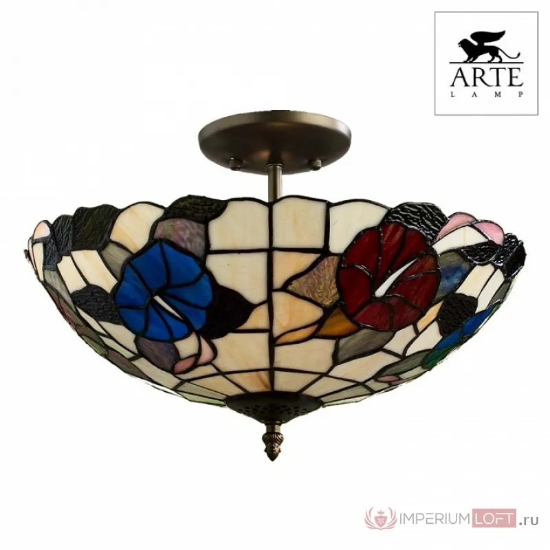 Светильник на штанге Arte Lamp Bouquet A3165PL-2BG Цвет арматуры медь Цвет плафонов разноцветный от ImperiumLoft