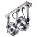 Светильник на штанге Arte Lamp Faccia A4507PL-2CC Цвет арматуры хром Цвет плафонов хром
