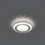 Встраиваемый светильник Gauss Backlight 6 BL085 Цвет арматуры хром Цвет плафонов белый от ImperiumLoft