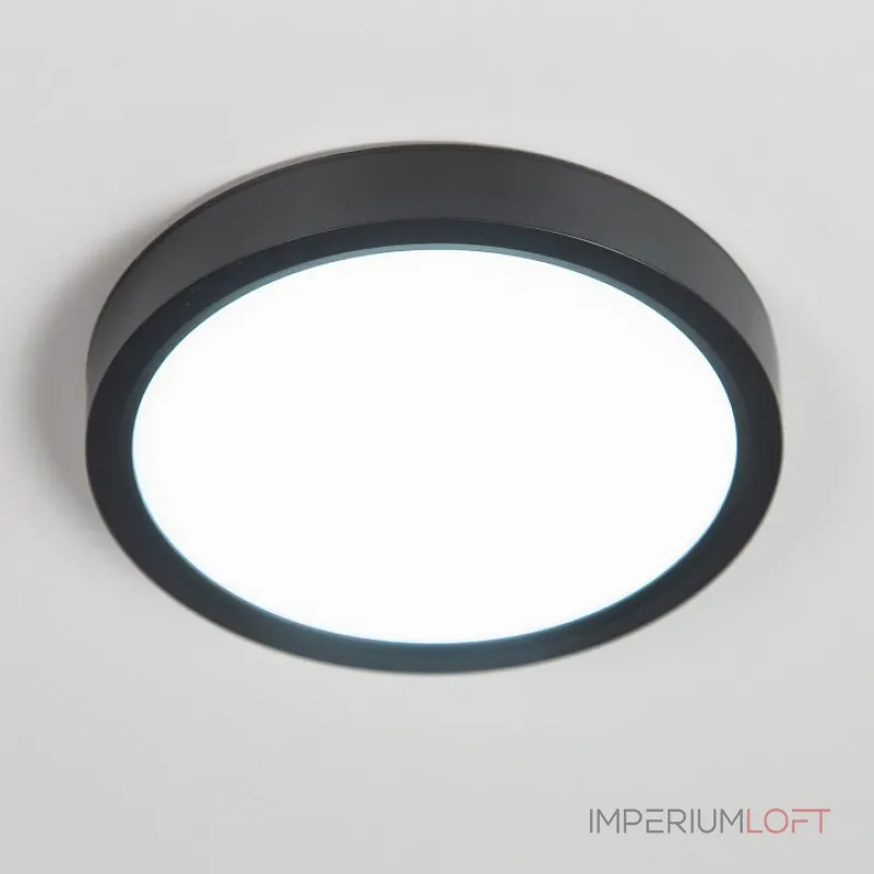 Накладной светильник Citilux Бейсик CL738181V Черный , плафон Белый