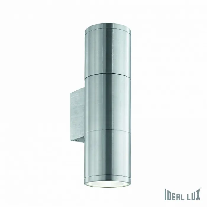 Светильник на штанге Ideal Lux GUN GUN AP2 SMALL ALLUMINIO Цвет арматуры серый Цвет плафонов серый от ImperiumLoft