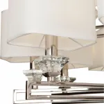 Подвесная люстра Maytoni Ontario MOD020PL-15CH Цвет арматуры хром Цвет плафонов белый от ImperiumLoft