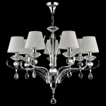 Подвесная люстра Maytoni Smusso MOD560-07-N Цвет арматуры хром Цвет плафонов белый от ImperiumLoft
