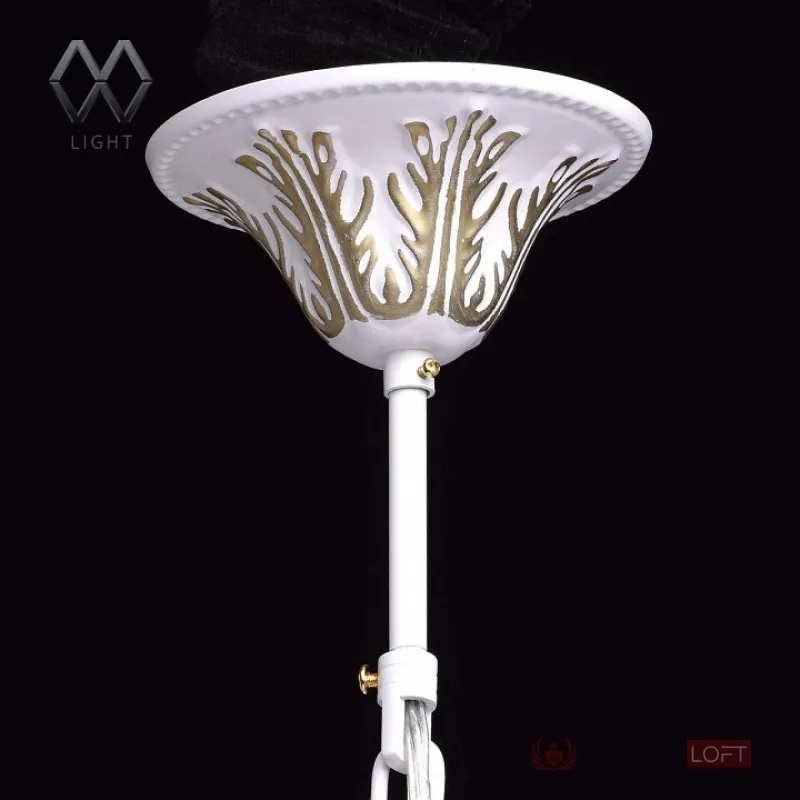 Подвесная люстра MW-Light Свеча 2 301014605 Цвет арматуры золото Цвет плафонов прозрачный от ImperiumLoft