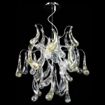 Подвесная люстра Lightstar Manica 794194 Цвет арматуры хром Цвет плафонов янтарный от ImperiumLoft