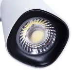 Светильник на штанге Arte Lamp Barut A4563PL-1WH Цвет плафонов черно-белый Цвет арматуры белый