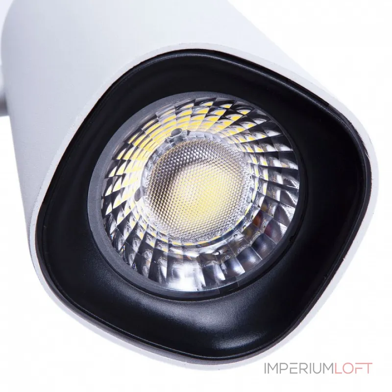Светильник на штанге Arte Lamp Barut A4563PL-1WH Цвет плафонов черно-белый Цвет арматуры белый