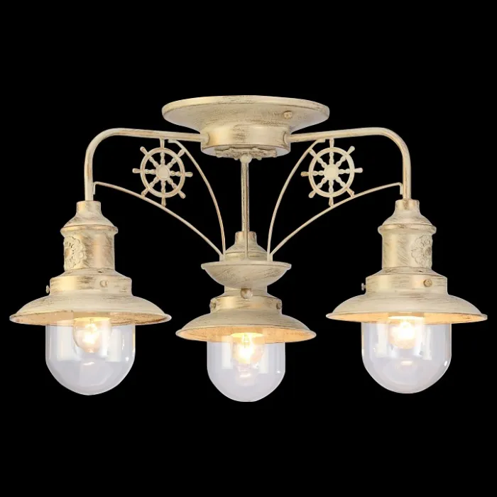 Потолочная люстра Arte Lamp Sailor A4524PL-3WG Цвет арматуры золото Цвет плафонов прозрачный от ImperiumLoft