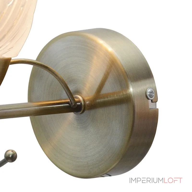Бра TopLight Delia TL1195B-01AB Цвет арматуры бронза Цвет плафонов прозрачный