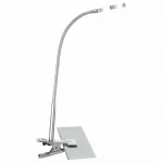 Настольная лампа офисная Globo Pegasi 24103K Цвет арматуры хром Цвет плафонов белый от ImperiumLoft Настольная лампа офисная Globo Pegasi 24103K Цвет арматуры хром Цвет плафонов белый от ImperiumLoft