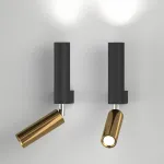 Бра с подсветкой Eurosvet Pitch 40020/1 LED черный/латунь от ImperiumLoft