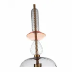 Подвесной светильник ST-Luce Illuvio SL1147.403.01 Цвет арматуры золото Цвет плафонов серый от ImperiumLoft