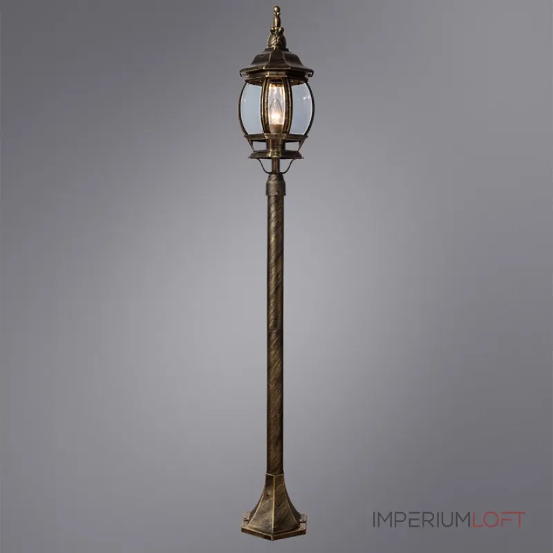 Наземный высокий светильник Arte Lamp Atlanta A1046PA-1BN Цвет арматуры бронза Цвет плафонов прозрачный Наземный высокий светильник Arte Lamp Atlanta A1046PA-1BN Цвет арматуры бронза Цвет плафонов прозрачный