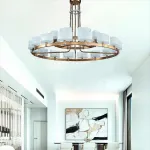 Люстра на штанге Newport 4330 4338+16/C gold 