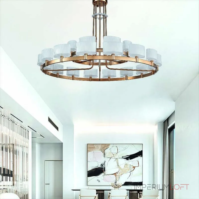 Люстра на штанге Newport 4330 4338+16/C gold 