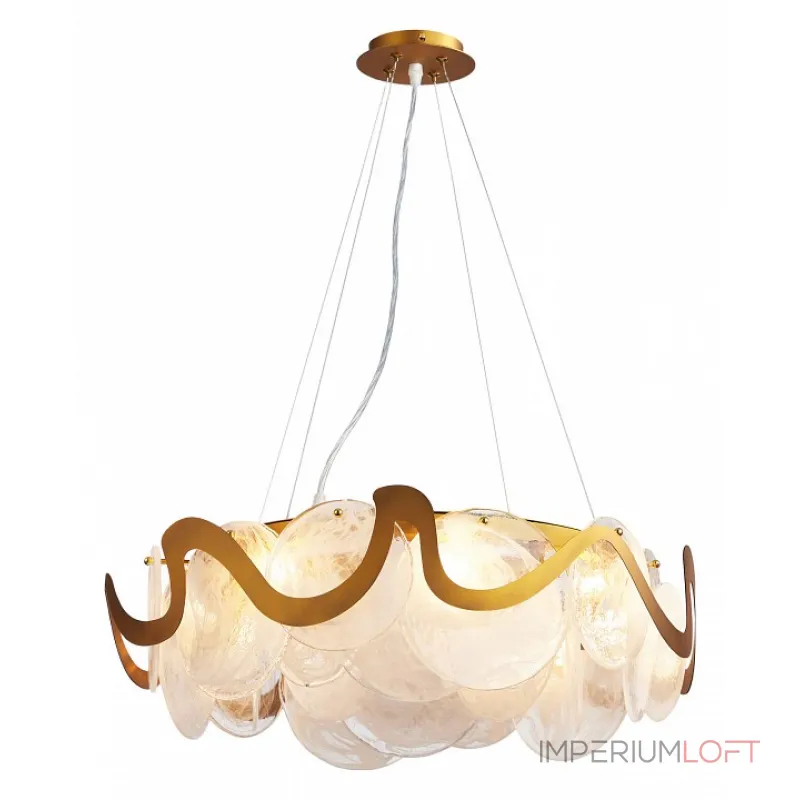 Подвесная люстра Stilfort Sweet 2130/03/08P Цвет плафонов прозрачный Цвет арматуры золото Подвесная люстра Stilfort Sweet 2130/03/08P Цвет плафонов прозрачный Цвет арматуры золото