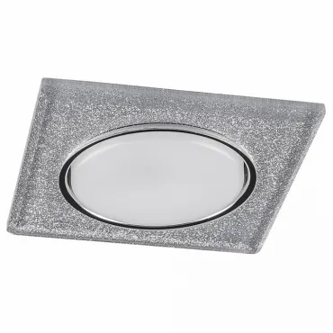 Встраиваемый светильник Feron Saffit 40517 Цвет арматуры серебро Цвет плафонов белый