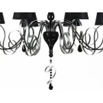 Подвесная люстра Maytoni Intreccio ARM010-08-R Цвет арматуры черный Цвет плафонов черный от ImperiumLoft