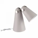 Настольная лампа декоративная Maytoni Novara MOD619TL-01GR Цвет арматуры серый Цвет плафонов серый от ImperiumLoft