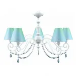 Подвесная люстра Lamp4You Classic 24 E3-05-WM-LMP-O-18-CRL-E3-05-GB-UP Цвет плафонов голубой от ImperiumLoft