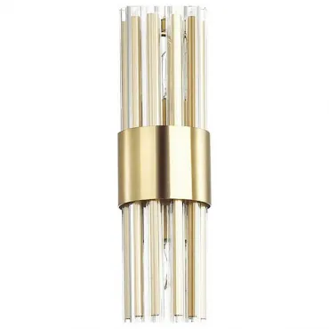 Подвесной светильник Odeon Light Viketa 4786/2 Цвет плафонов прозрачный Цвет арматуры золото от ImperiumLoft