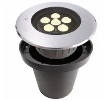 Встраиваемый в дорогу светильник Deko-Light Bodeneinbauleuchte 730289 Цвет арматуры серебро Цвет плафонов прозрачный