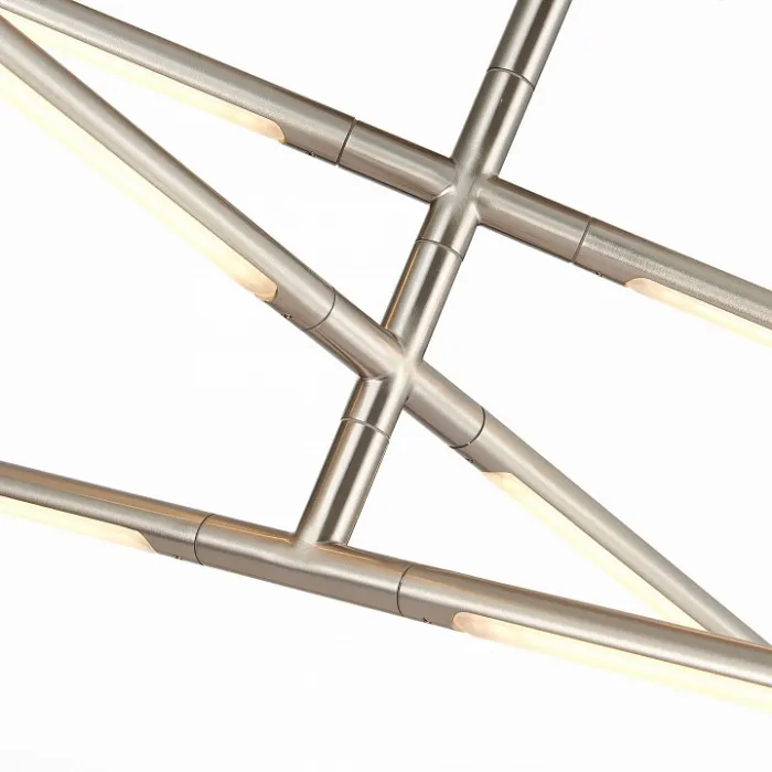 Люстра на штанге ST-Luce Ralio SL1580.103.03 Цвет арматуры Серый Цвет плафонов Серый от ImperiumLoft