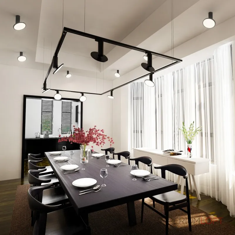 Накладной светильник Elektrostandard DLS029 a047772 Цвет плафонов черный Цвет арматуры черный