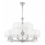 Подвесная люстра Maytoni Ontario MOD020PL-15CH Цвет арматуры хром Цвет плафонов белый от ImperiumLoft