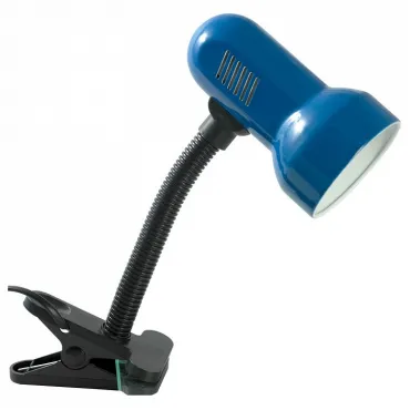 Настольная лампа офисная Lussole Sofia LST-4924-01 Цвет арматуры черный Цвет плафонов синий от ImperiumLoft