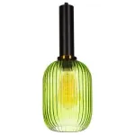 Подвесной светильник Loft it Iris 2072-A+BL Цвет арматуры черный Цвет плафонов зеленый от ImperiumLoft