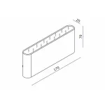 Накладной светильник Donolux DL18400 DL18400/21WW-White M Dim от ImperiumLoft
