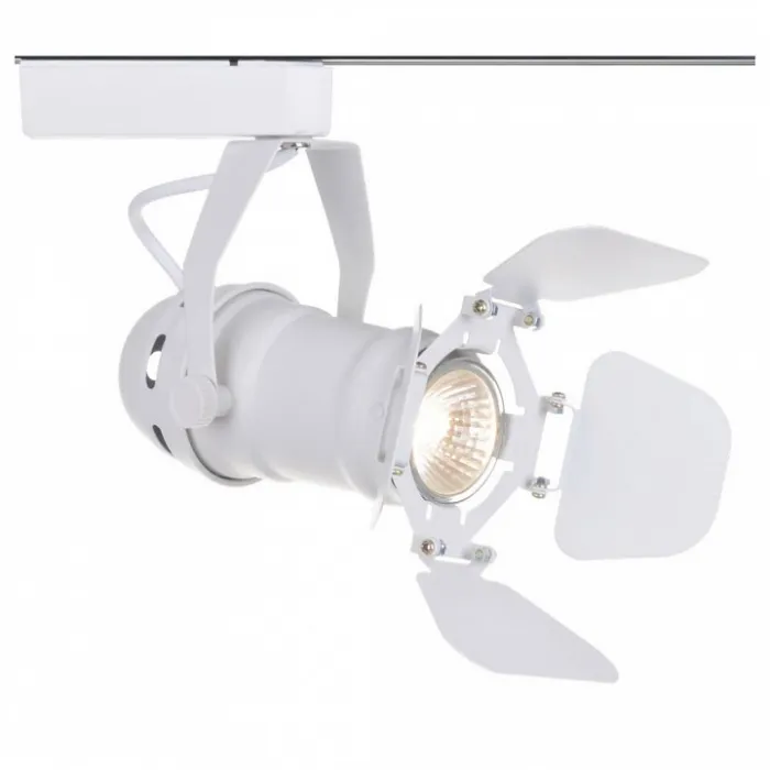 Светильник на штанге Arte Lamp Track Lights A5319PL-1WH Цвет арматуры белый Цвет плафонов белый от ImperiumLoft