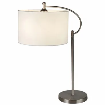 Настольная лампа декоративная Arte Lamp A2999LT-1SS Цвет арматуры серебро Цвет плафонов белый