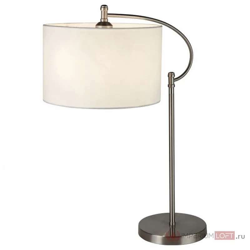 Настольная лампа декоративная Arte Lamp A2999LT-1SS Цвет арматуры серебро Цвет плафонов белый от ImperiumLoft