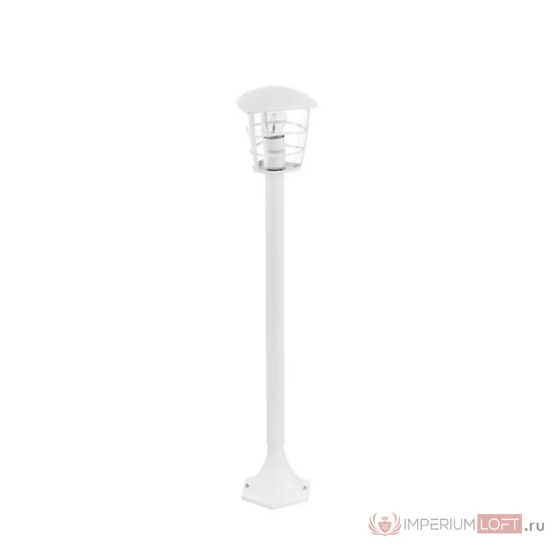 Наземный низкий светильник Eglo Aloria 93404 Цвет арматуры белый Цвет плафонов прозрачный от ImperiumLoft