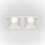 Встраиваемый светильник Maytoni Alfa DL043-02-10W4K-D-SQ-W
