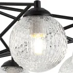 Люстра на штанге Rivoli Valery P8 BK Б0038084 