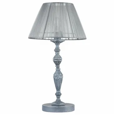 Настольная лампа декоративная Maytoni Monsoon ARM154-TL-01-S Цвет арматуры серый Цвет плафонов серый