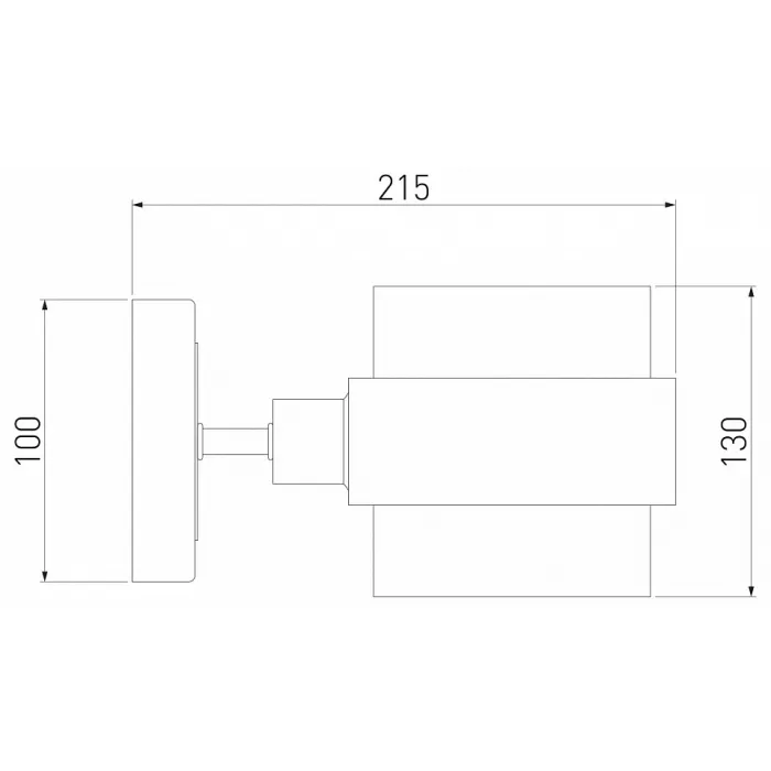 Бра Eurosvet Arcada 70127/1 черный от ImperiumLoft