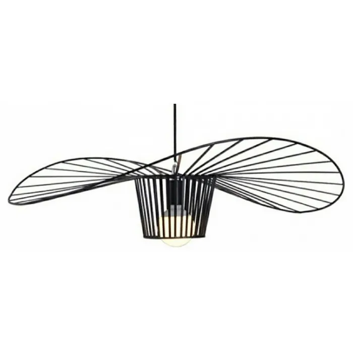 07696-80,19 Подвес СТРОУ черный d80 h150 Е27 1*40W от ImperiumLoft