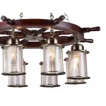 Подвесная люстра ST-Luce Volantino SL150.303.08 Цвет арматуры бронза Цвет плафонов прозрачный от ImperiumLoft