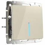 Выключатель одноклавишный с подсветкой без рамки Werkel W115 1 W1110103
