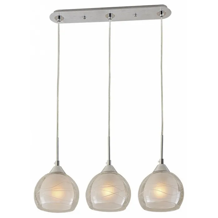 Подвесной светильник Citilux Буги CL157132 Цвет плафонов белый Цвет арматуры хром от ImperiumLoft