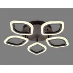 Накладной светильник Ambrella Original FA443/5 CF кофе 60W 540*520*80 (ПДУ РАДИО 2.4G) Цвет арматуры коричневый Цвет плафонов белый