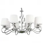 Подвесная люстра Omnilux Genoa OML-60103-08 Цвет арматуры хром от ImperiumLoft