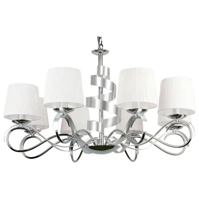 Подвесная люстра Omnilux Genoa OML-60103-08 Цвет арматуры хром от ImperiumLoft